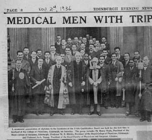 Dad Grad Edinburugh 1936