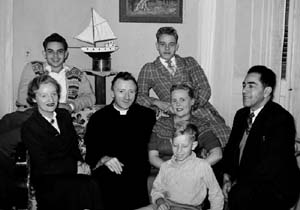 Mum-Dad-Farouk-Ramzi-Basil-MrsMurphy-Father Hughes